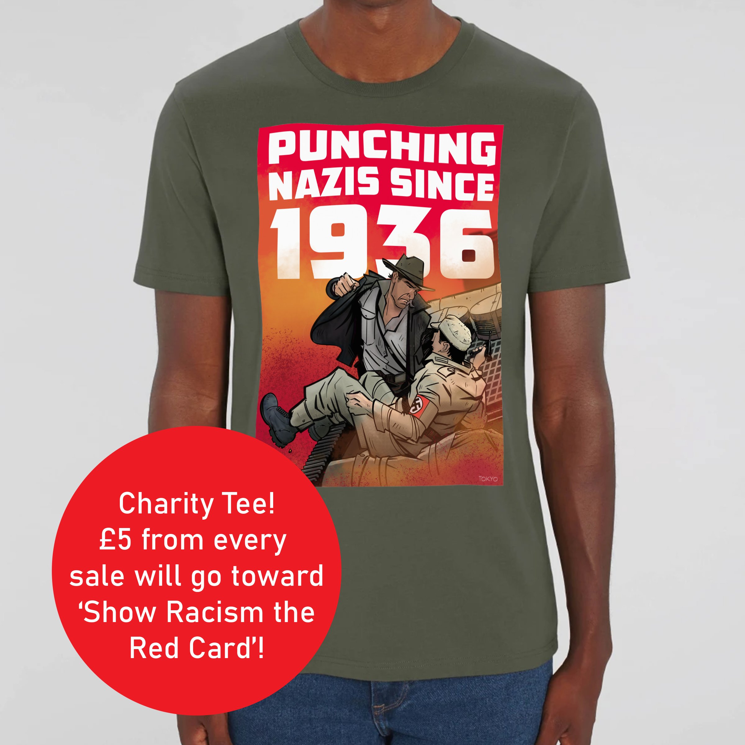 Punching Nazis Unisex T-Shirt