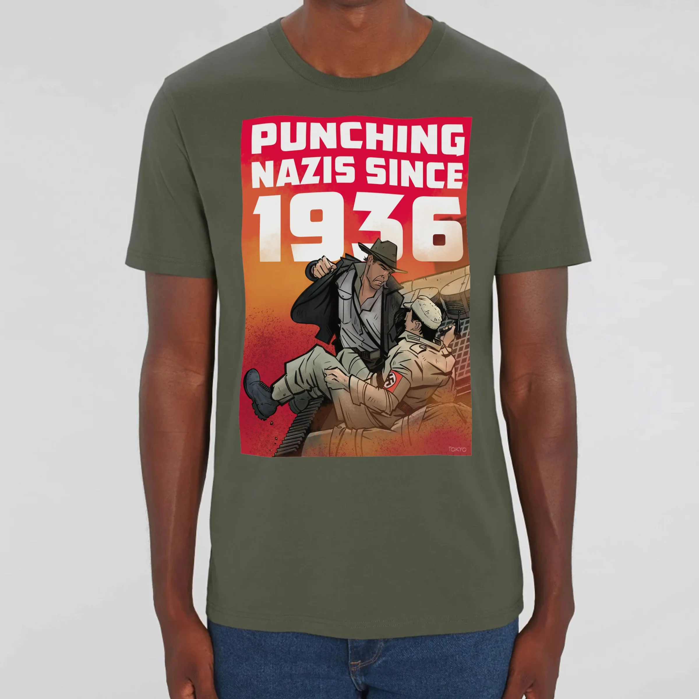 Punching Nazis Unisex T-Shirt