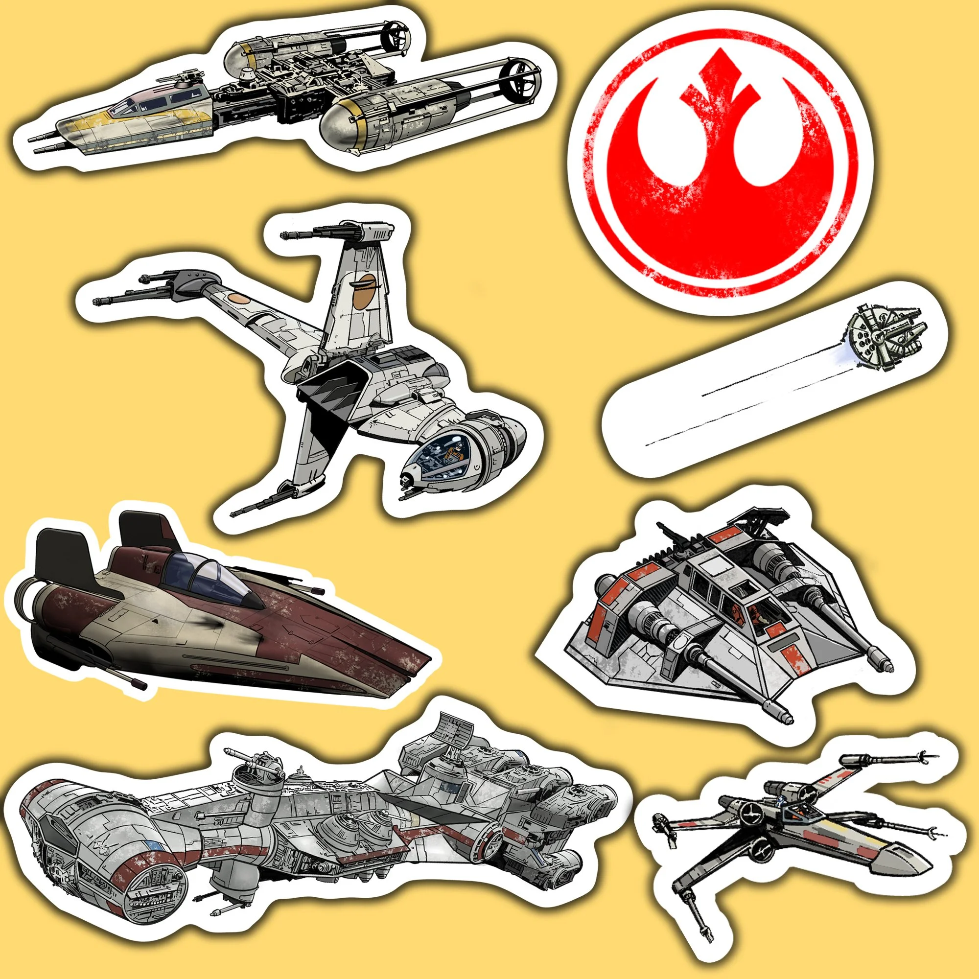 Multi-Pack of Teeny-Tiny Vehicles from The Empire and The Rebels