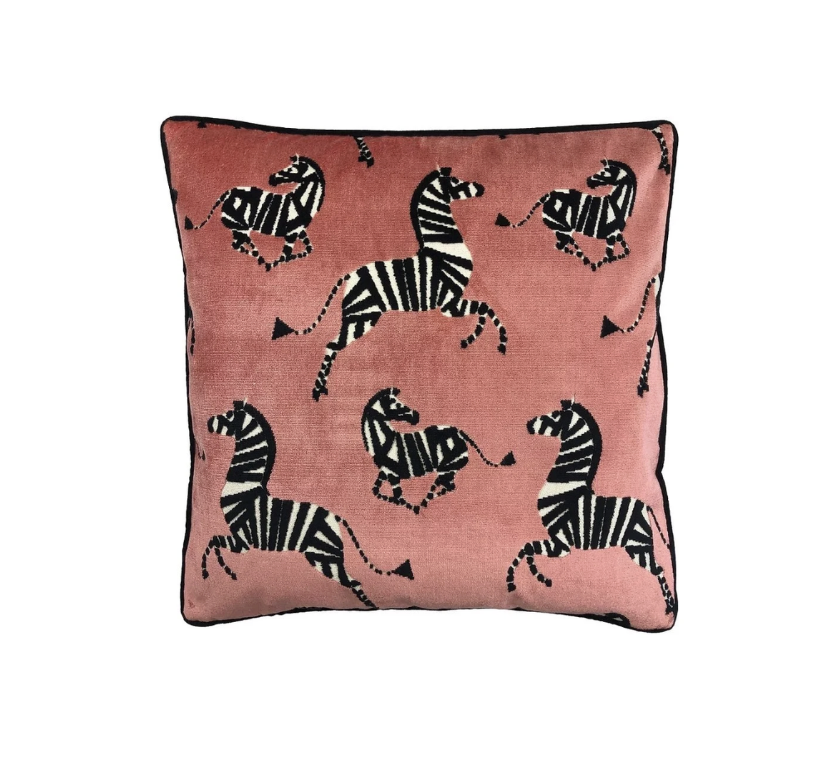 Farlowe Pillow - Rose - Velvet