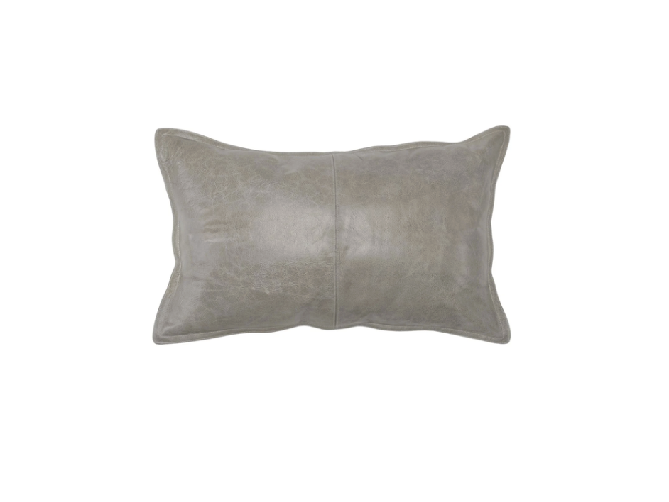 Villa Pillow - Pike Gray - Leather