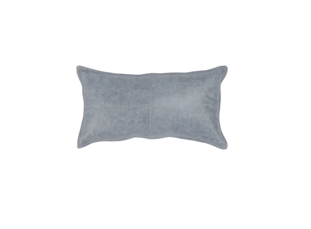 Villa Pillow - Sea Fog - Leather