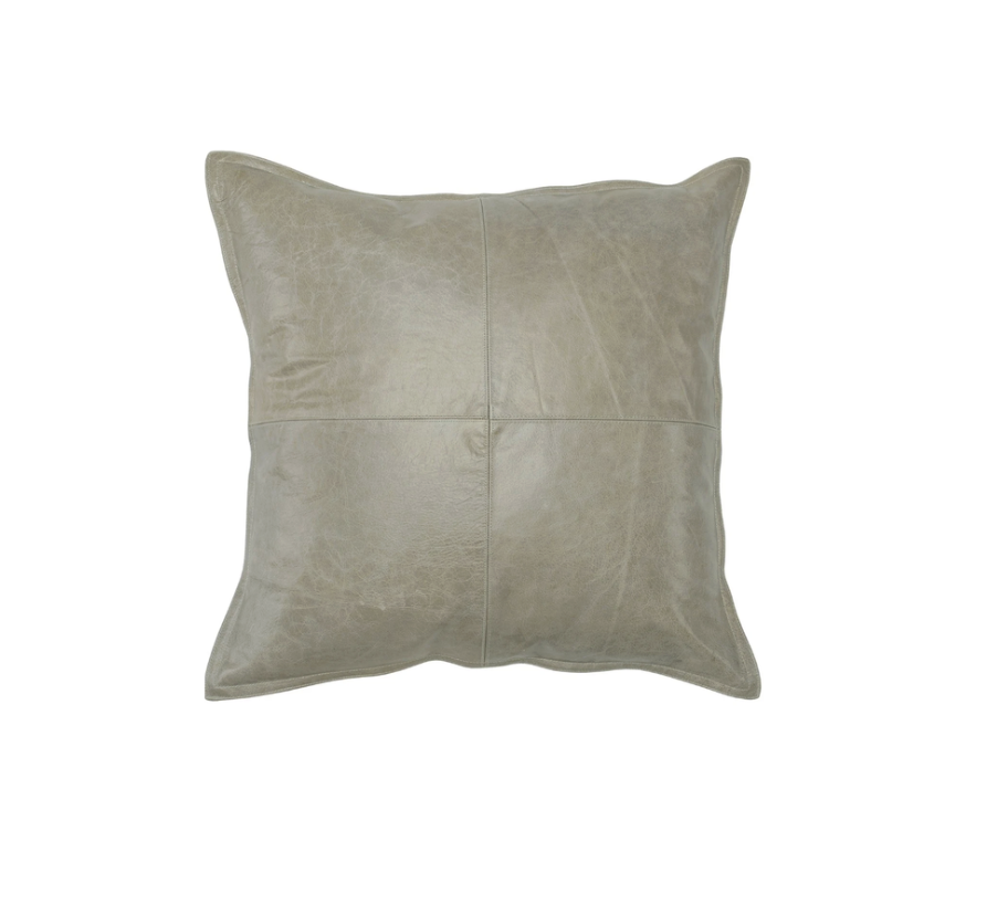 Villa Pillow - Pike Gray - Leather