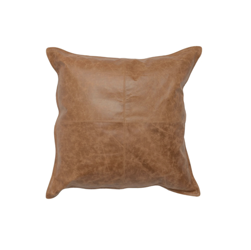 Villa Pillow - Dumont Chestnut - Leather