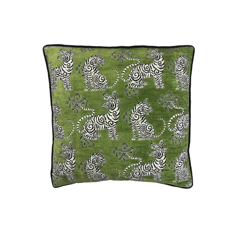 Xanadu Pillow - Resort Green - Velvet