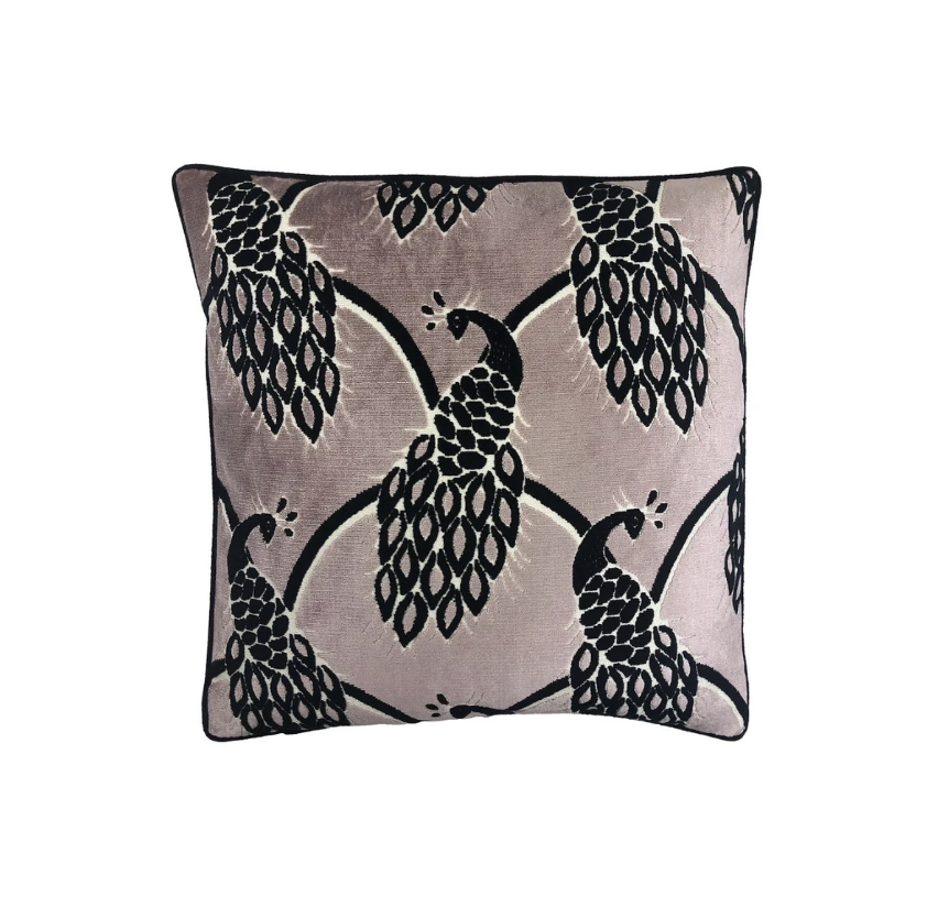 Pavillion Pillow - Rosewood - Velvet