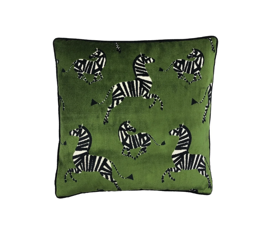 Farlowe Pillow - Emerald - Velvet