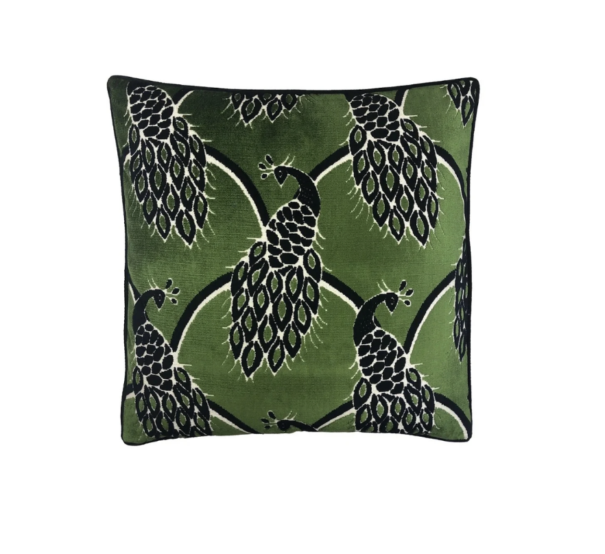 Pavillion Pillow - Emerald - Velvet