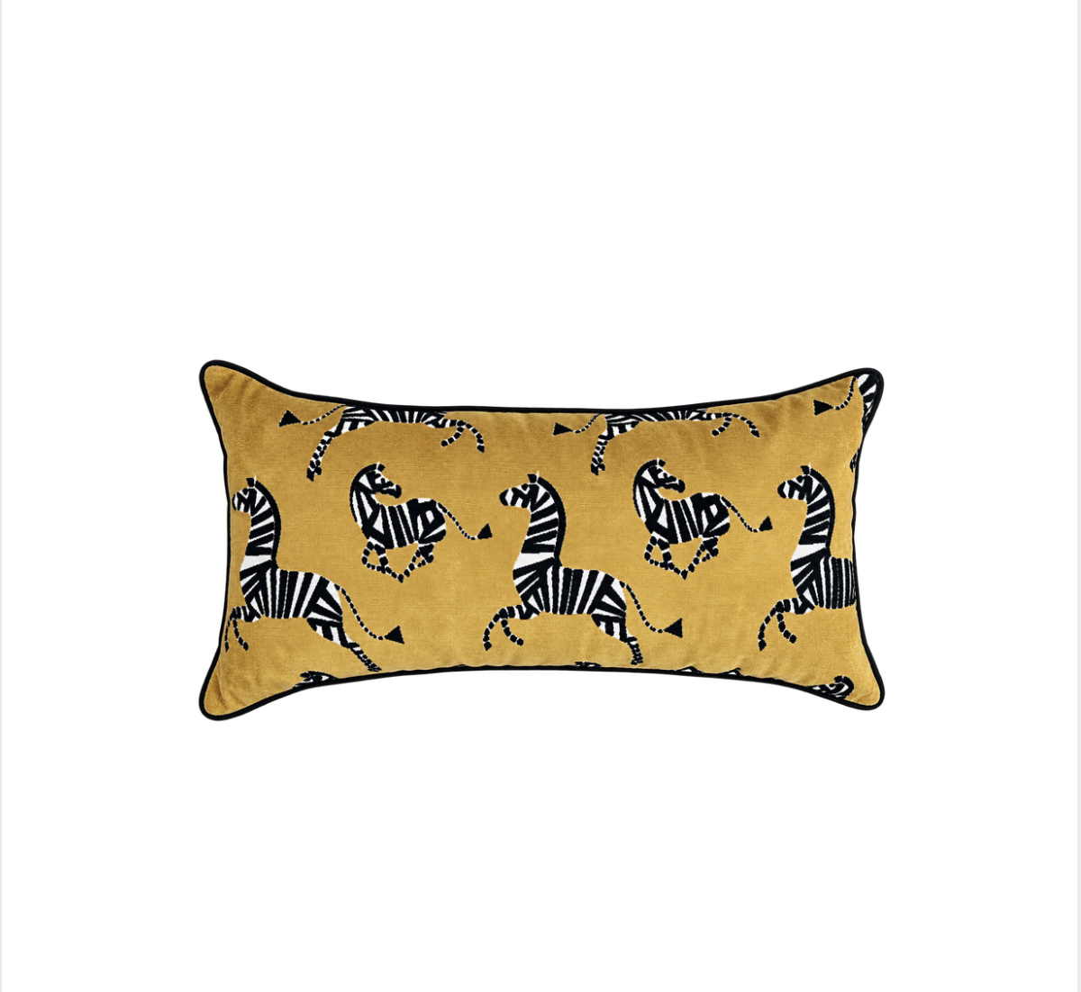 Farlowe Pillow - Saffron - Velvet
