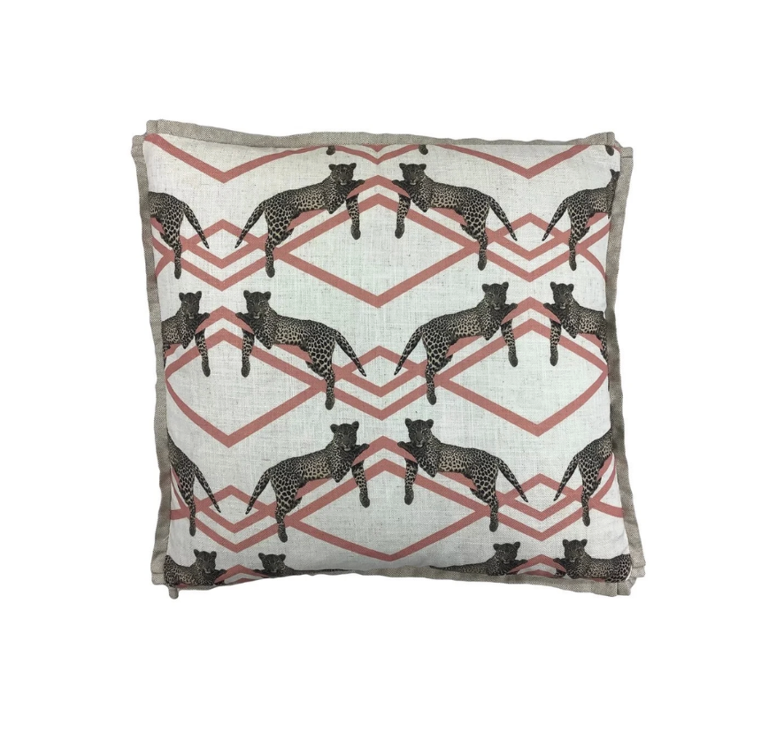 Jinx Pillow - Rose - Linen