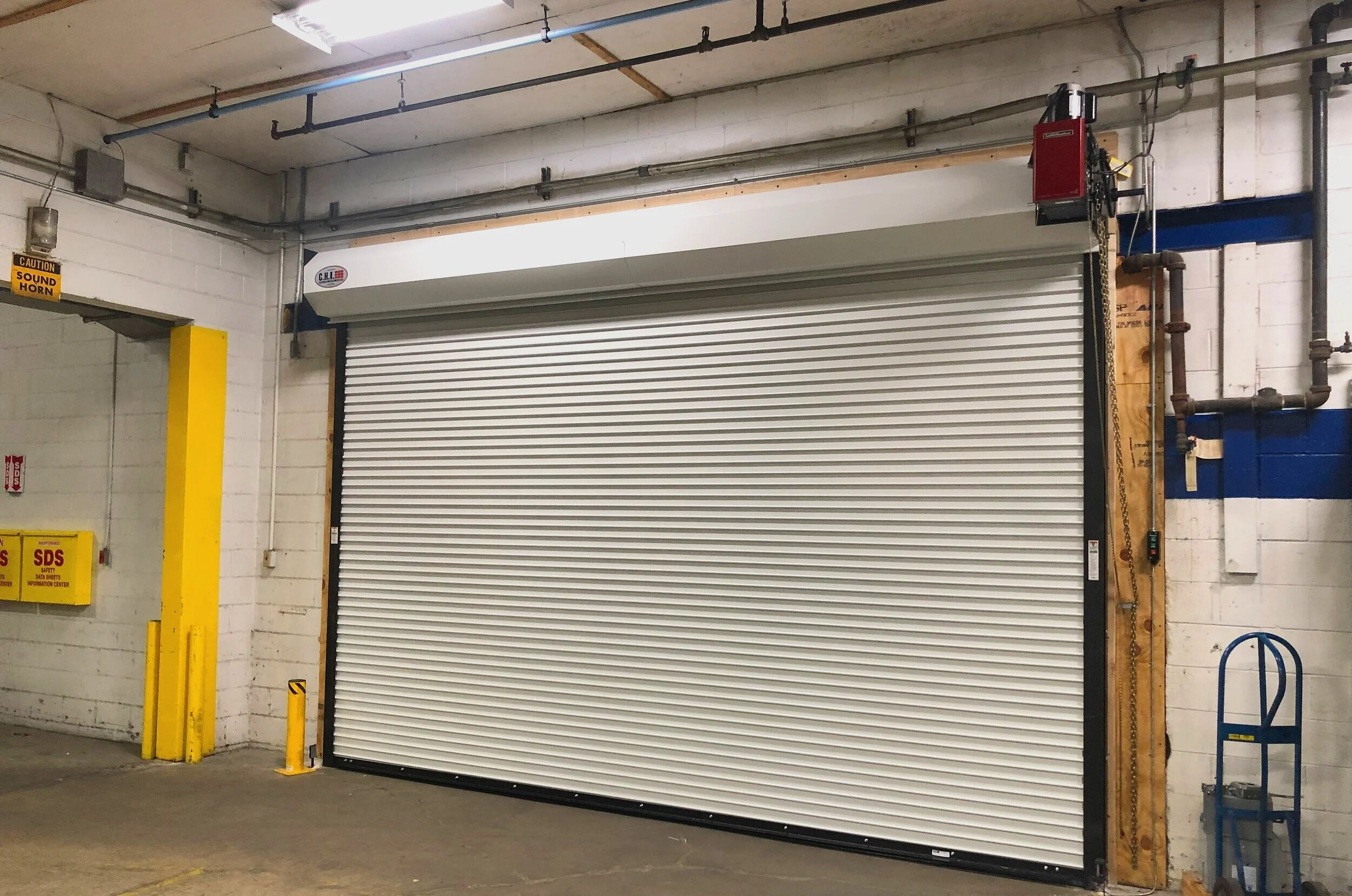 A closer look at Infrastructure Renovation Metal Rolling Door