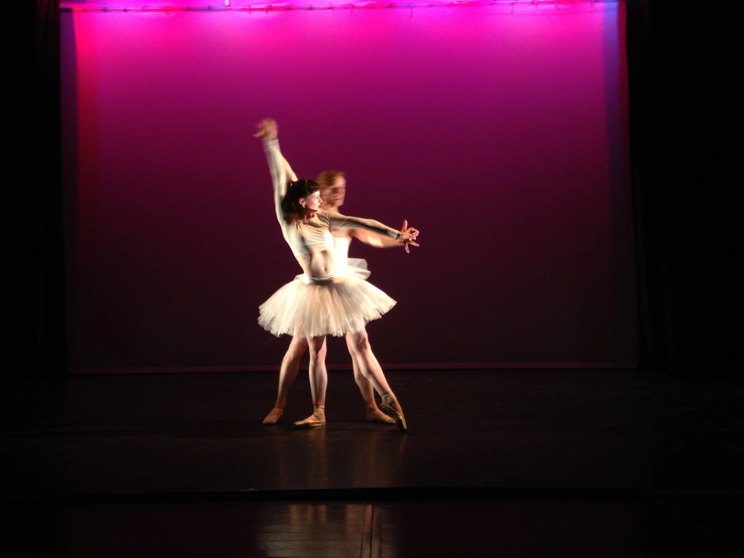  ”Discotheque” by Sophie Adams and Aisling Cook of Ballet Ensemble London, featuring Cook, Adams, and Jed Perez 