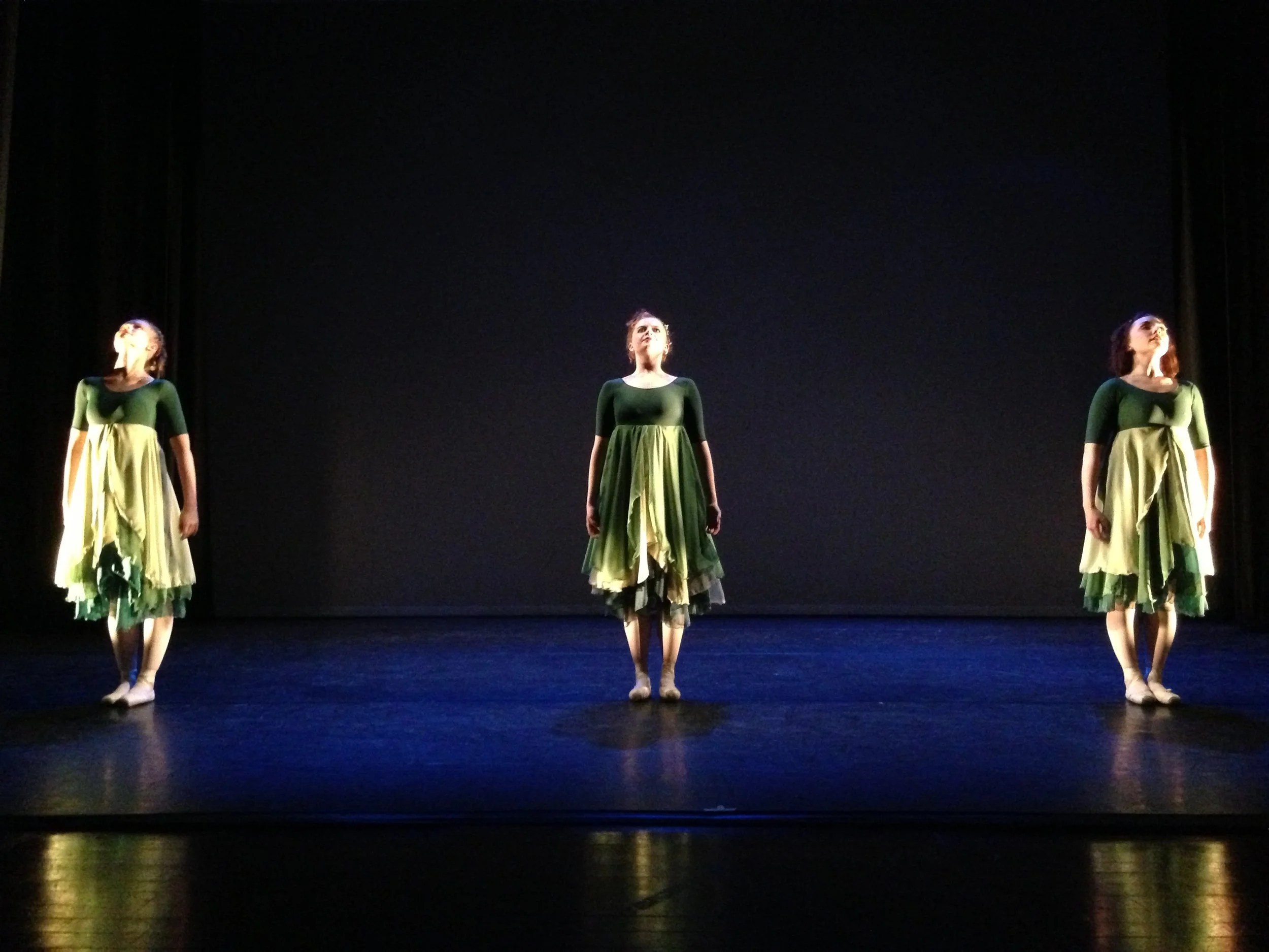  ”Marian’s Lament” by Deborah Kate Norris, featuring dancers Christina Gibbs, Gabrielle Orr, and Melissa Higham 