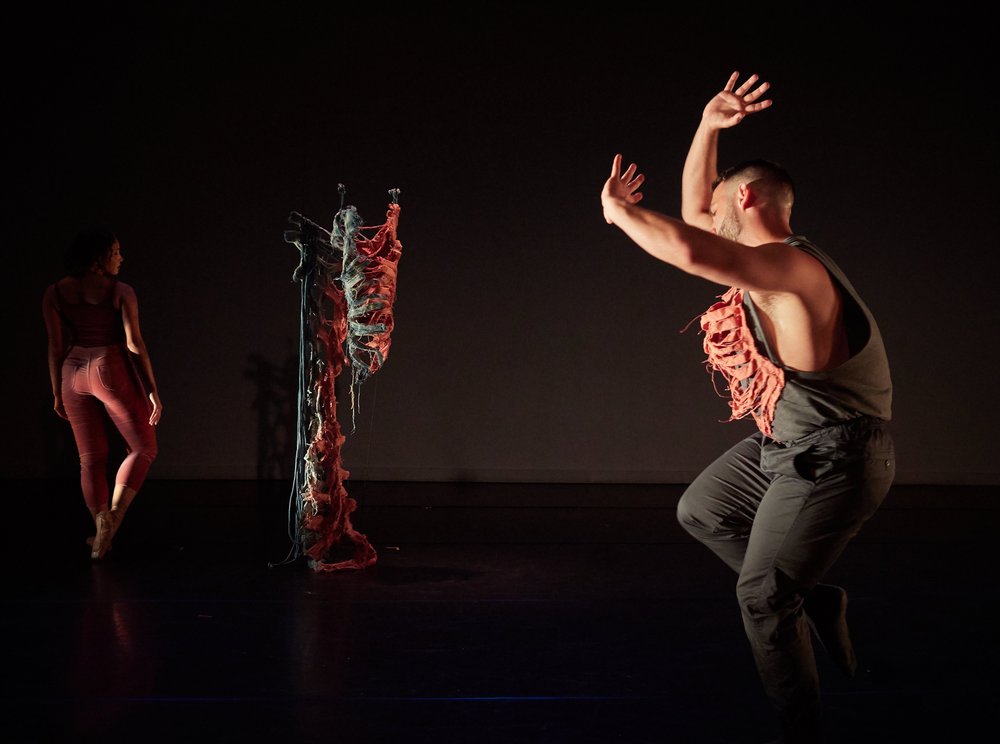  ”The Simple Things” by choreographer Janice Rosario in collaboration with artist Joy Curtis, featuring dancers Spencer Grossman and Katarina Smith 