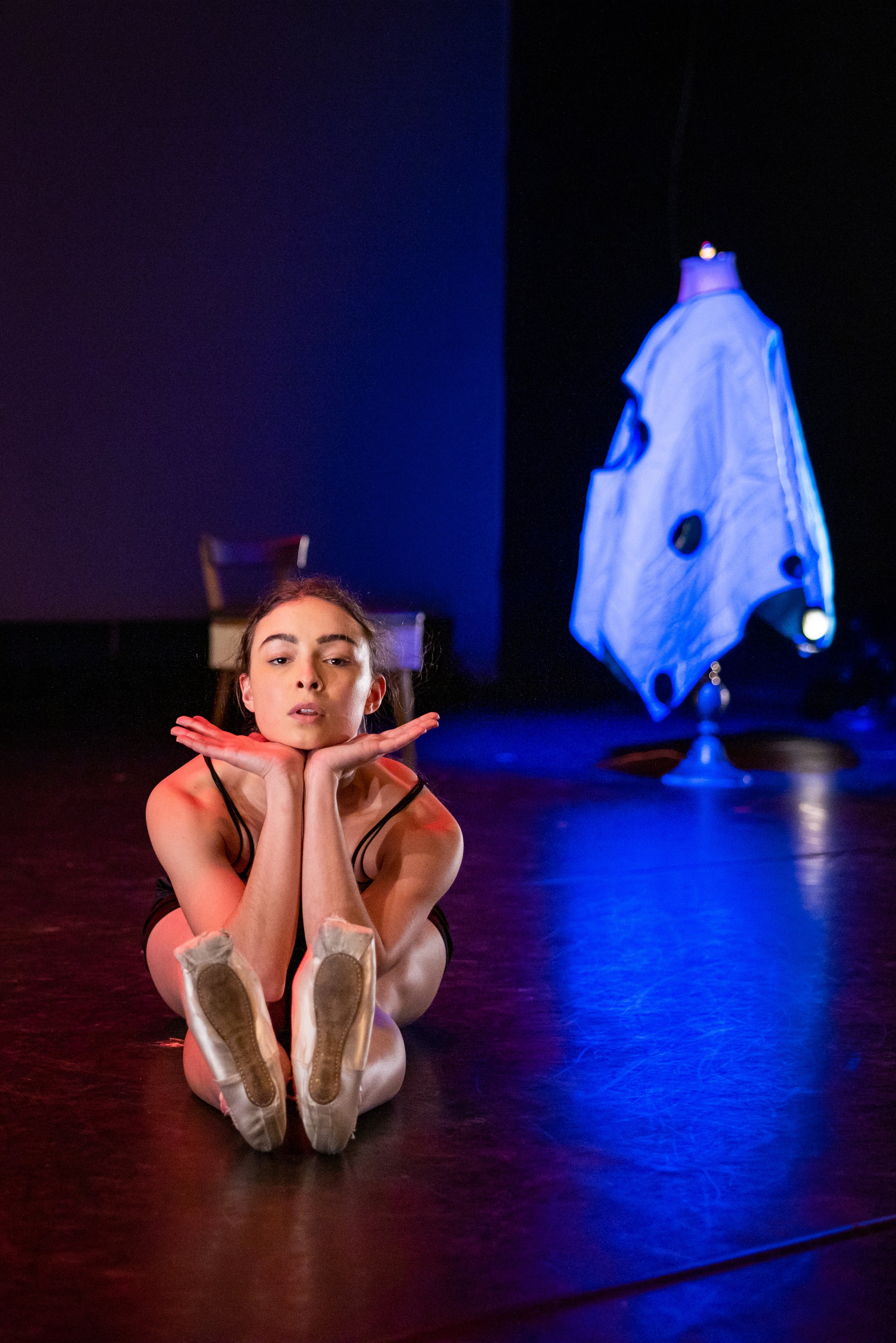  ”Variations on Want” by Charly Santagado with artist Barbara Weissberger, featuring dancer Hayley Clark 