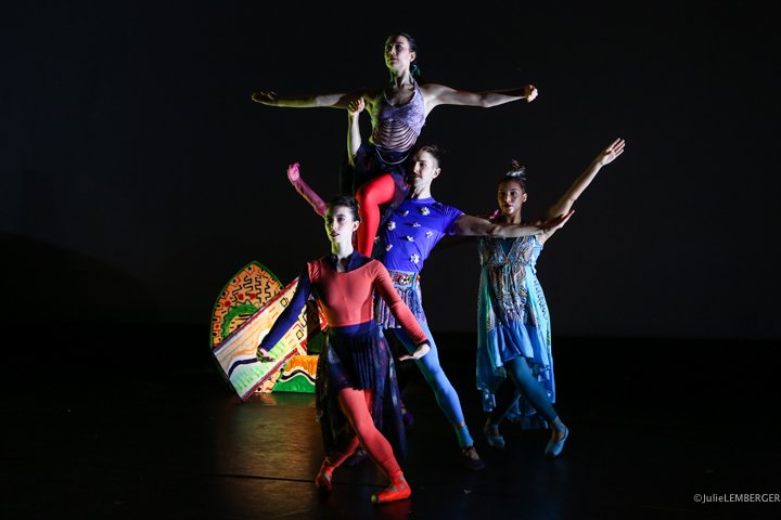  ”COLIBRI” by Julia K. Gleich in collaboration with Tamara Gonzales, featuring dancers Mikalla Ashmore, Margot Hartley, Sara Jumper, Timothy Ward and Dianna Warren 