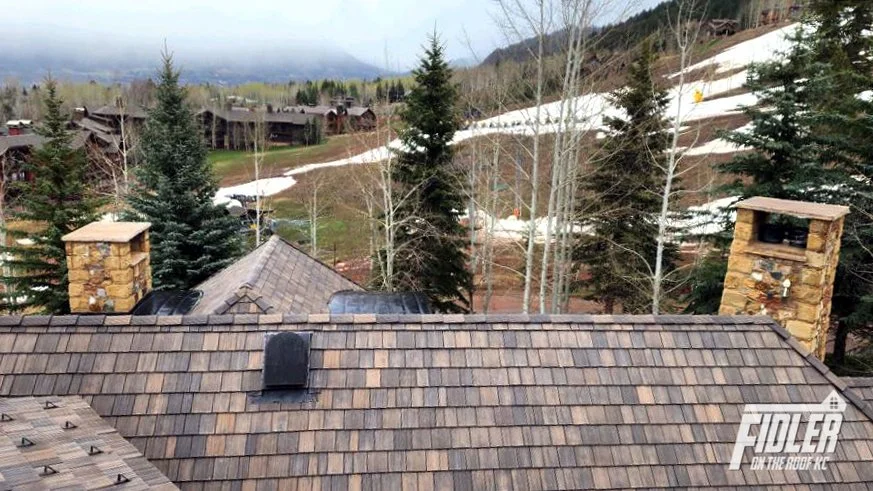 Synthetic Wood Shake Shingles, Aspen, Colo.
