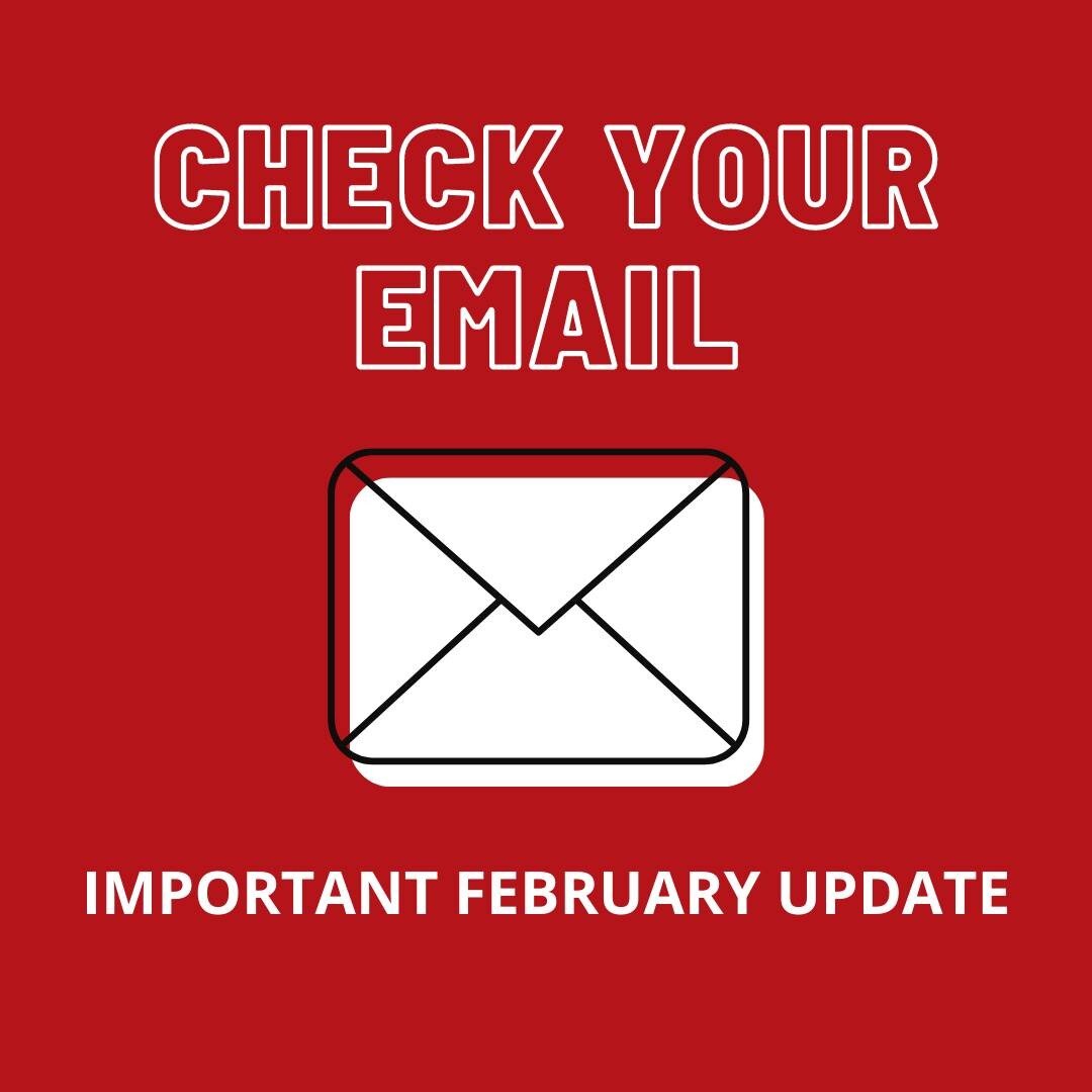 Check your email - Important email sent out this evening with the new schedule starting Tuesday.