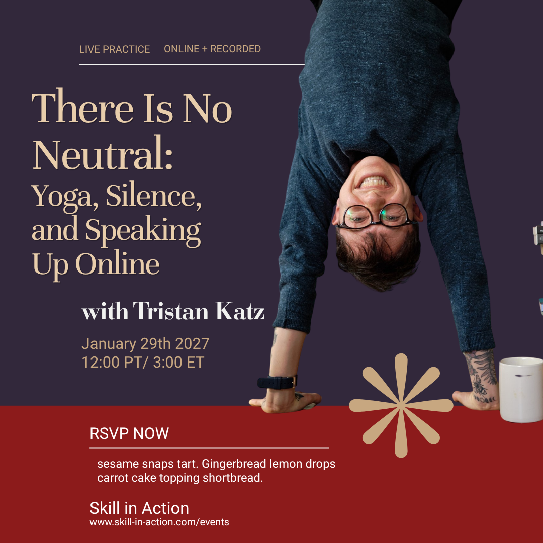 There Is No Neutral: Yoga, Silence, and Speaking Up Online with Tristan Katz