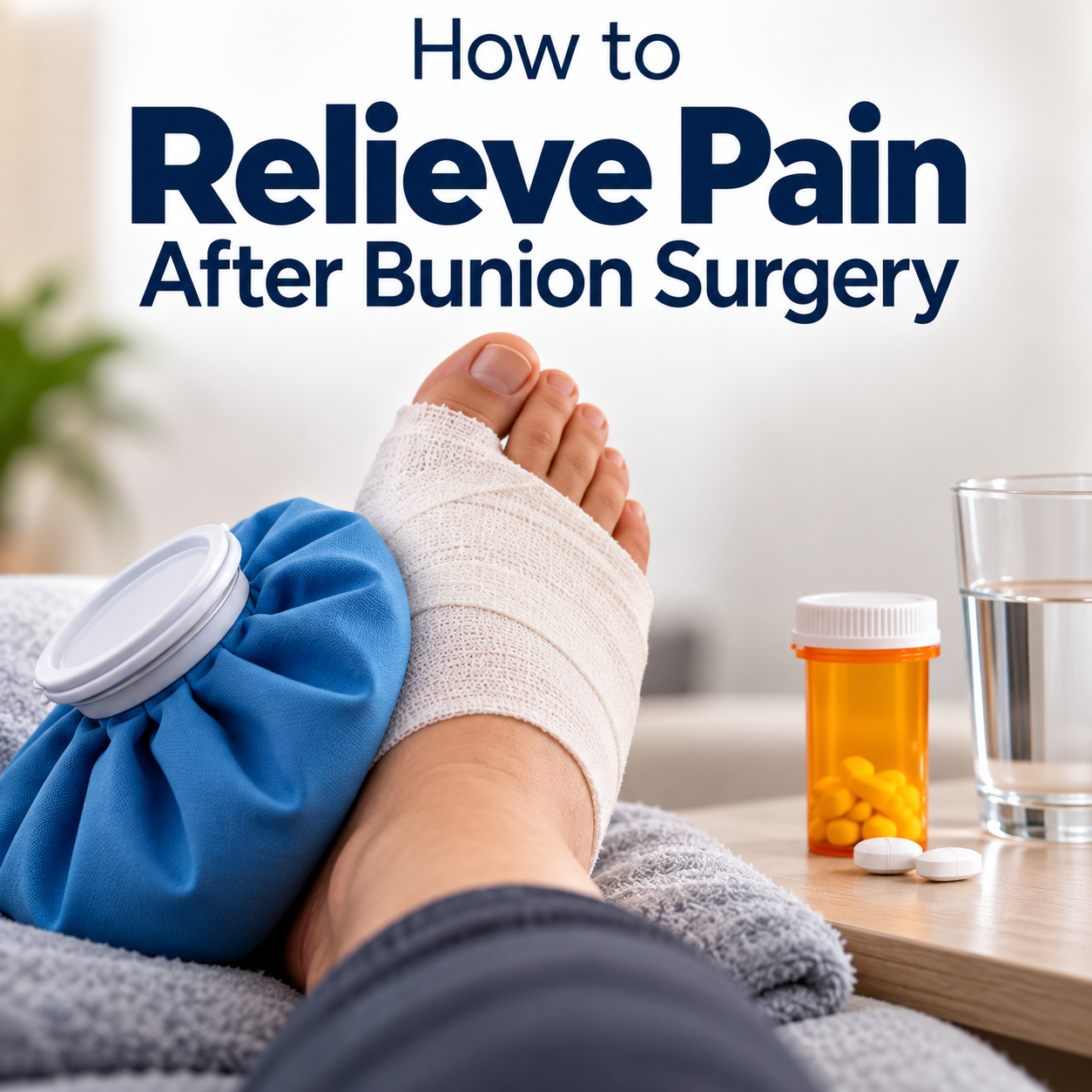 How to relieve pain after bunion surgery and how can Multimodal pain therapy work for you?