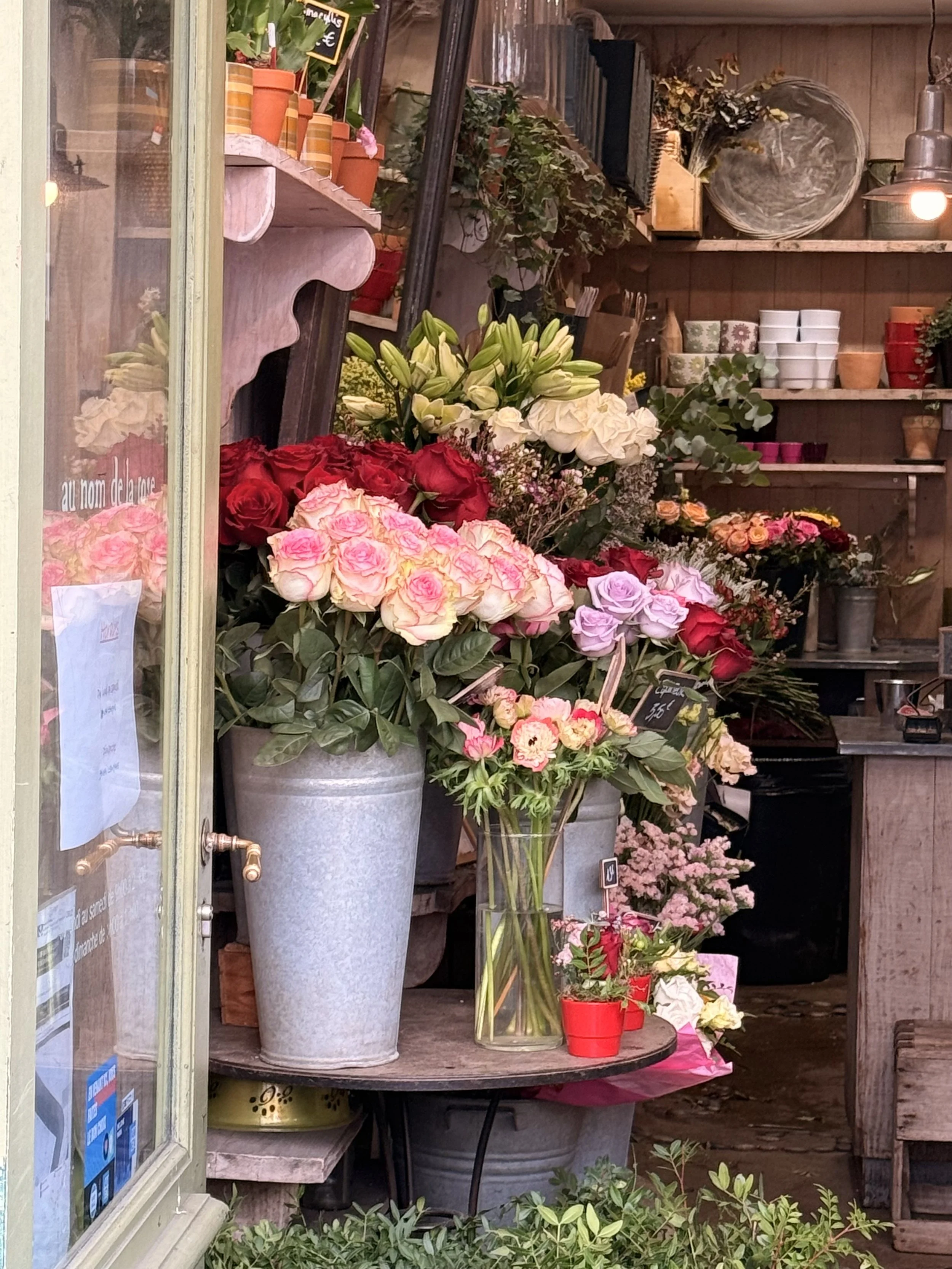 Fleurs rue Saint Antoine le Marais
