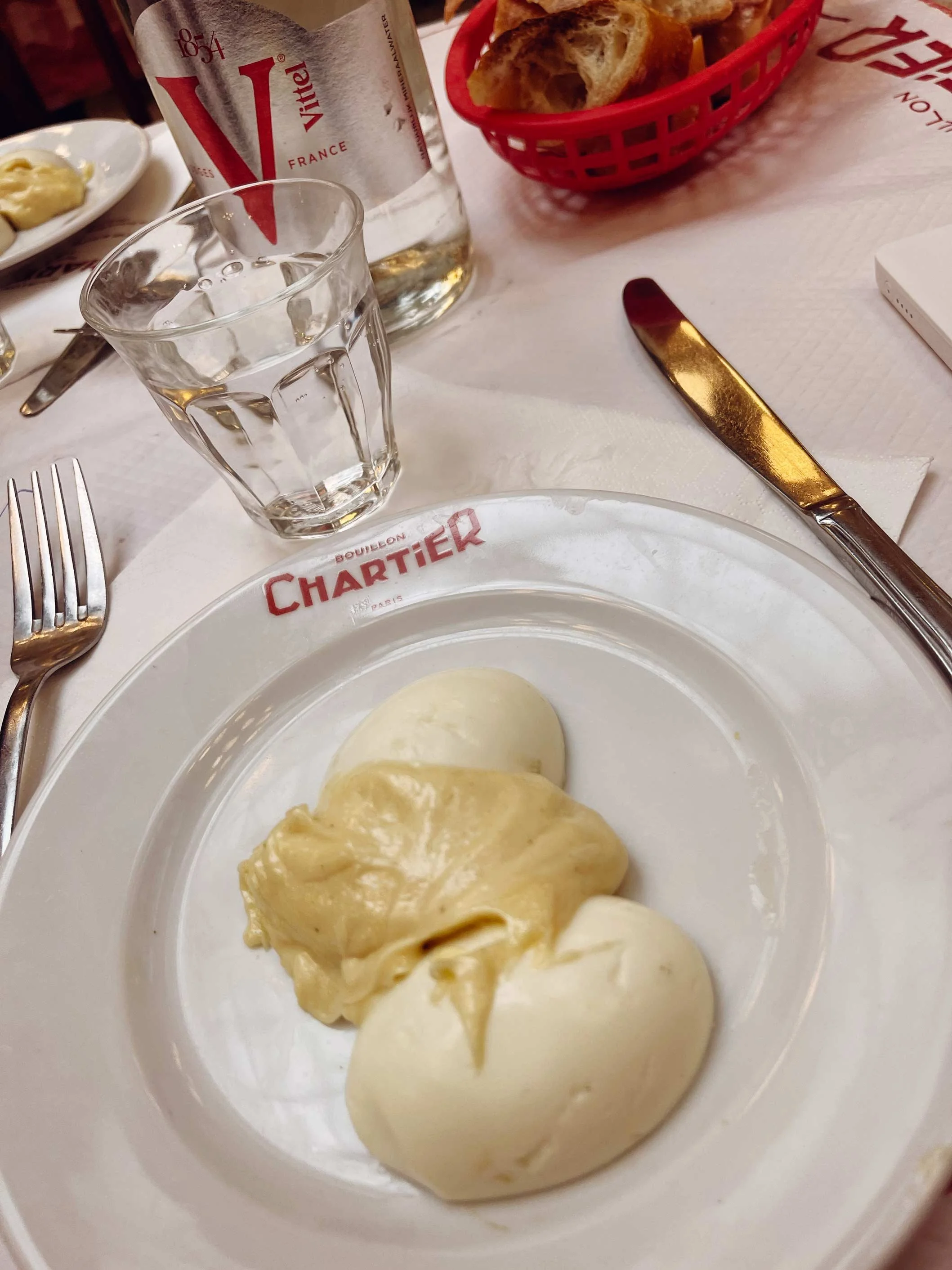 Eggs Mayo Bouillon Chartier