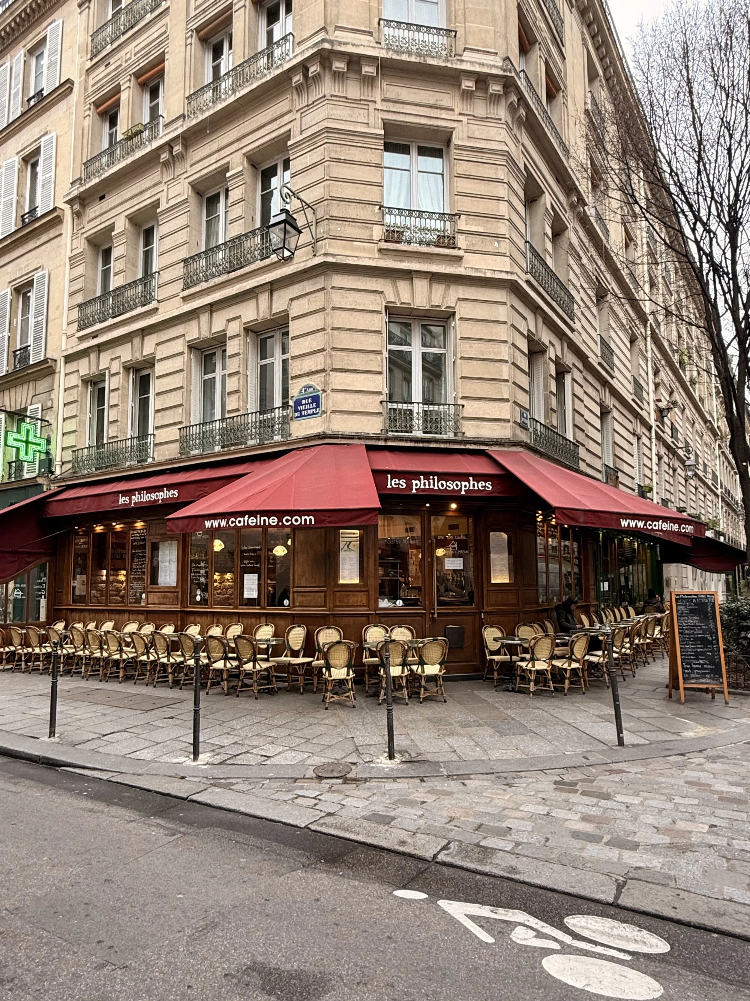 brasserie Les Philosophes le Marais