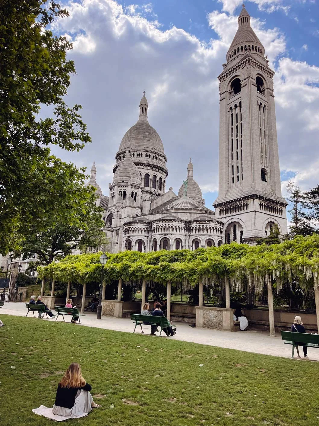 Achterzijde plein Sacre Coeur Parijs