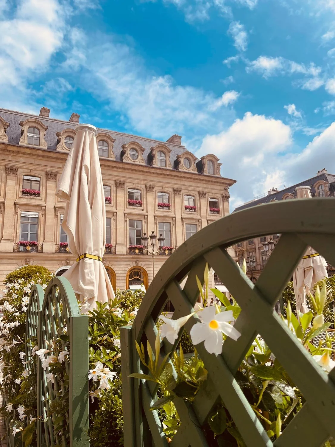 Place Vendome Ritz terras