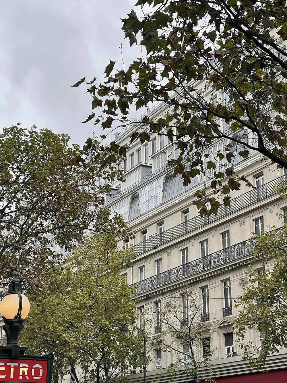 Boulevard Haussmann Parijs