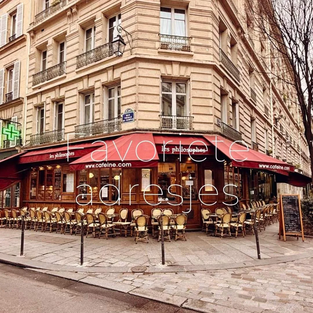 Favoriete adresjes in Parijs