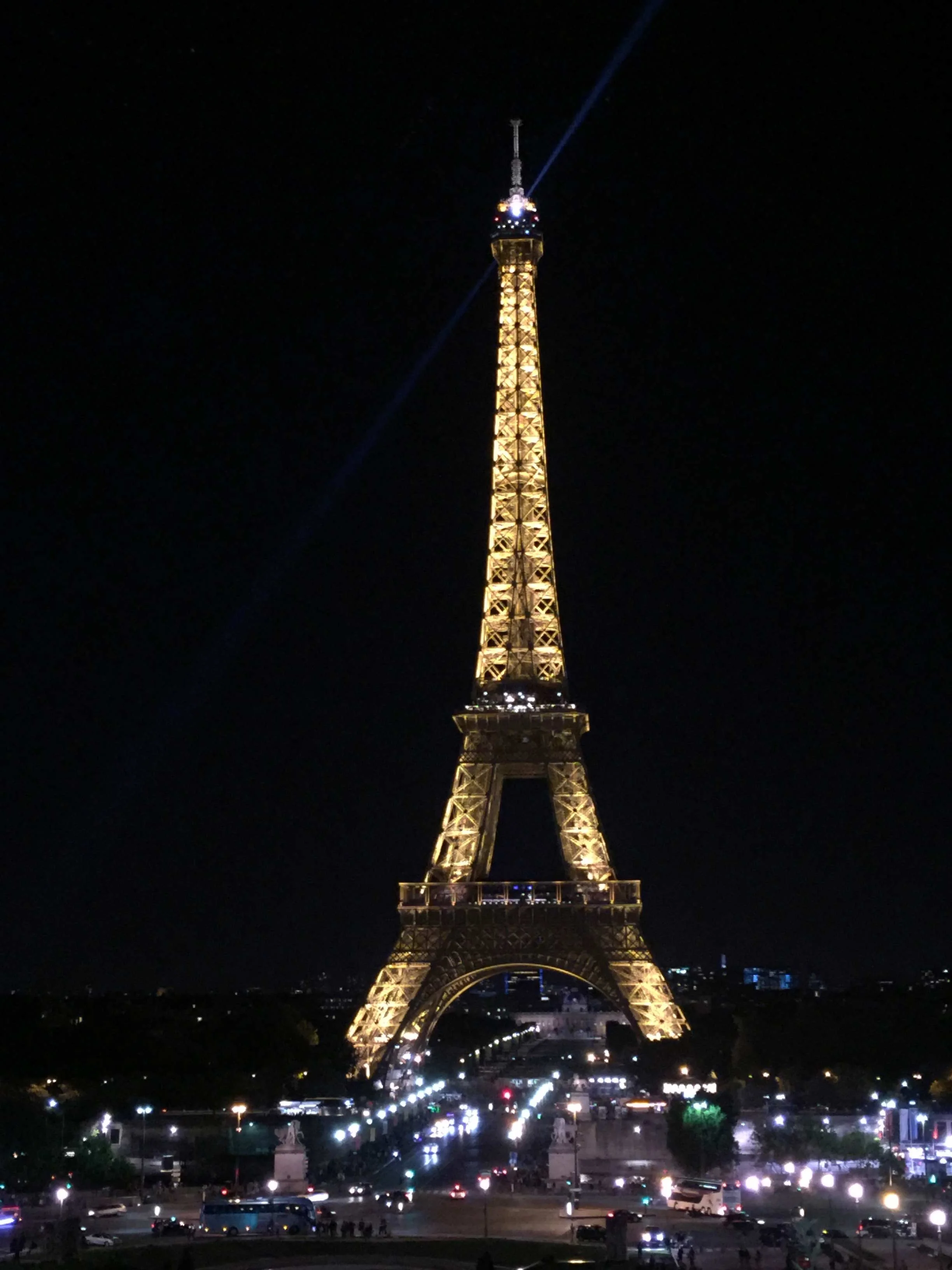 Eiffeltoren bij nacht 2016