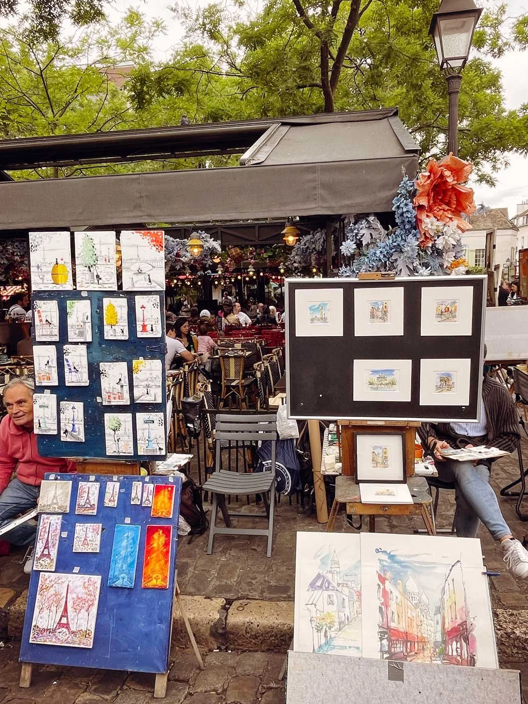 Place du tettre montmartre parijs