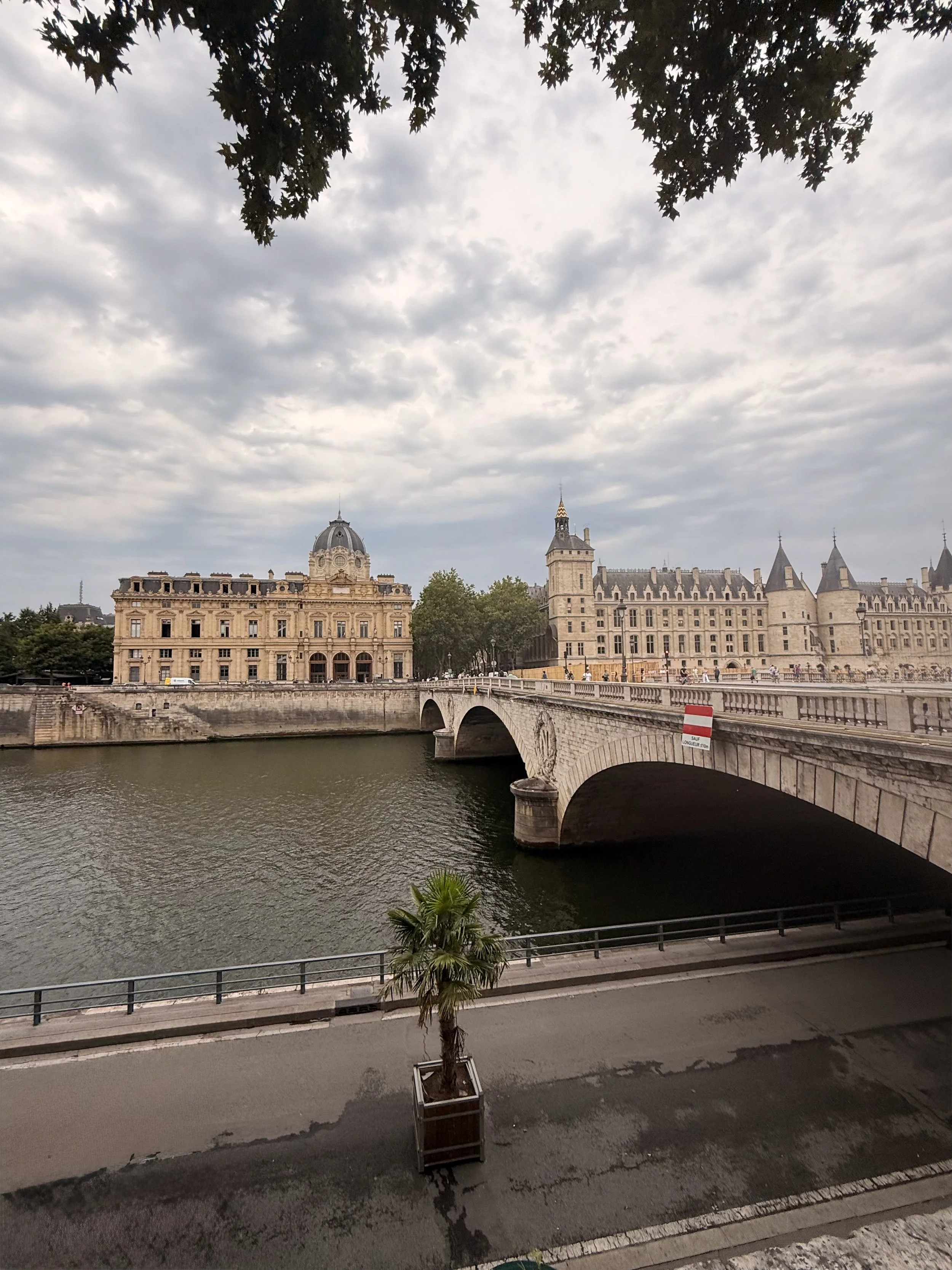 Seine uitzicht le Conciergerie