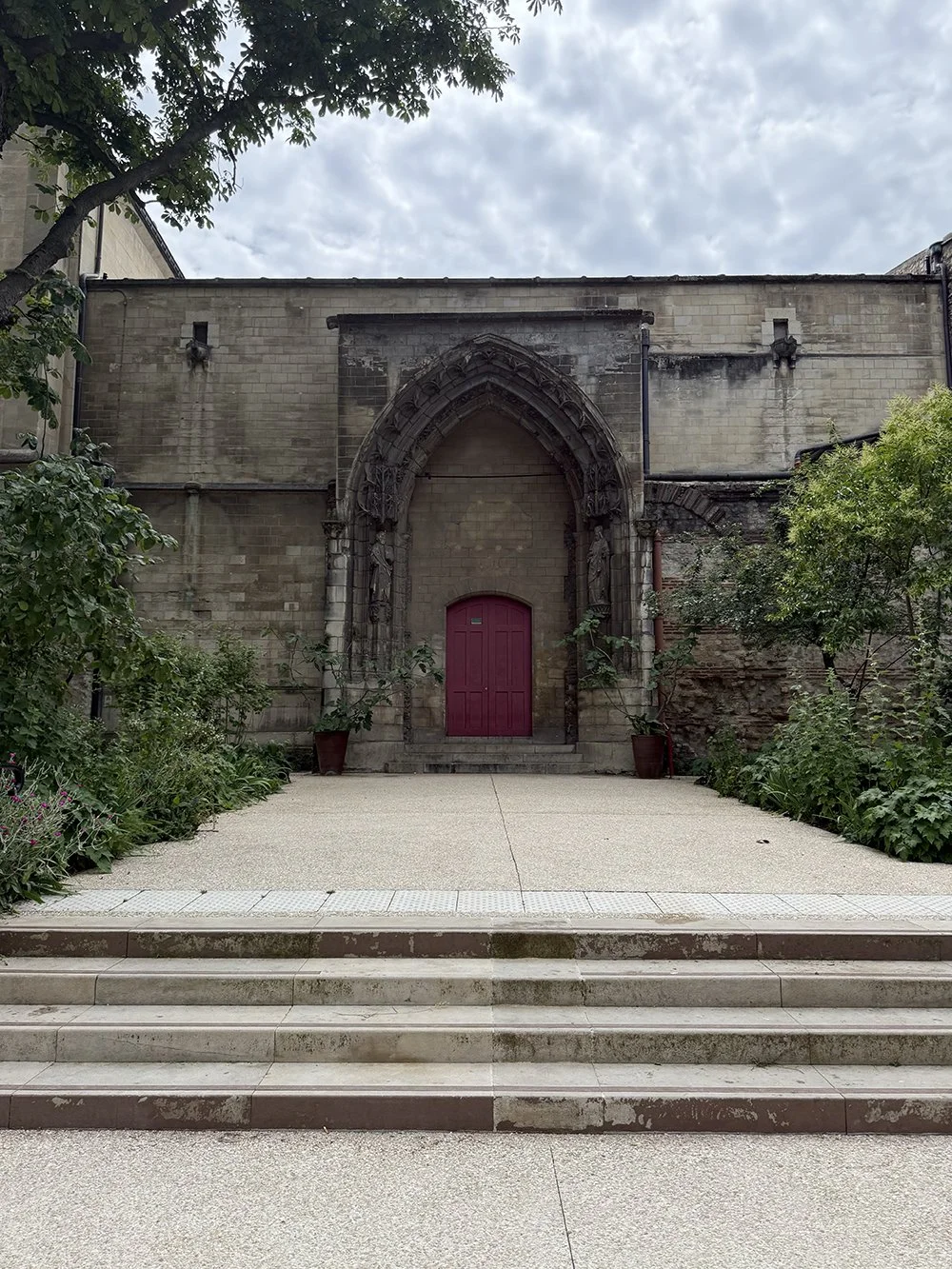 Oude ingang badhuis Musée de Cluny