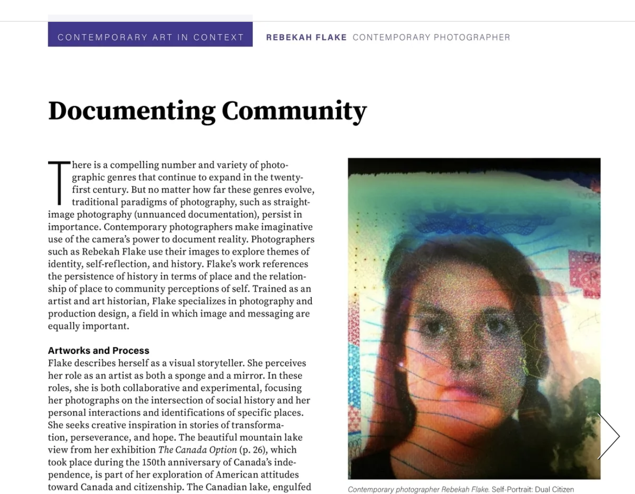 “Documenting Community” in School Arts Magazine