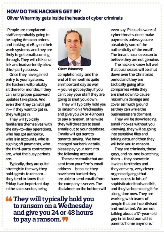 OLIVER WHARMBY (CLIENT DIRECTOR MINT) CONTRIBUTES TO “YOU’VE BEEN