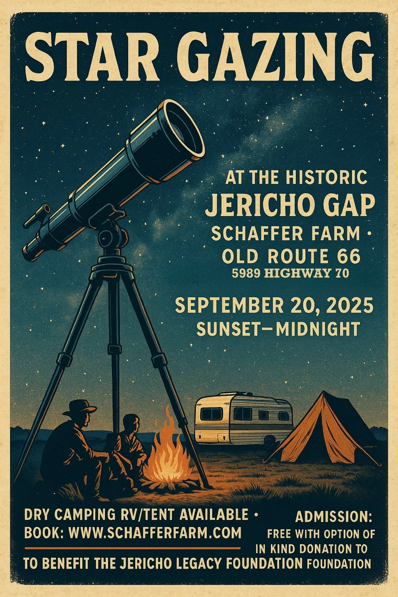 Star Gazing on Old Route 66 - Jericho