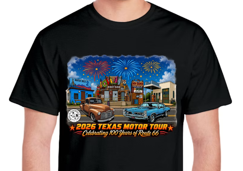 Shipped 2026 Texas Motor Tour T shirt