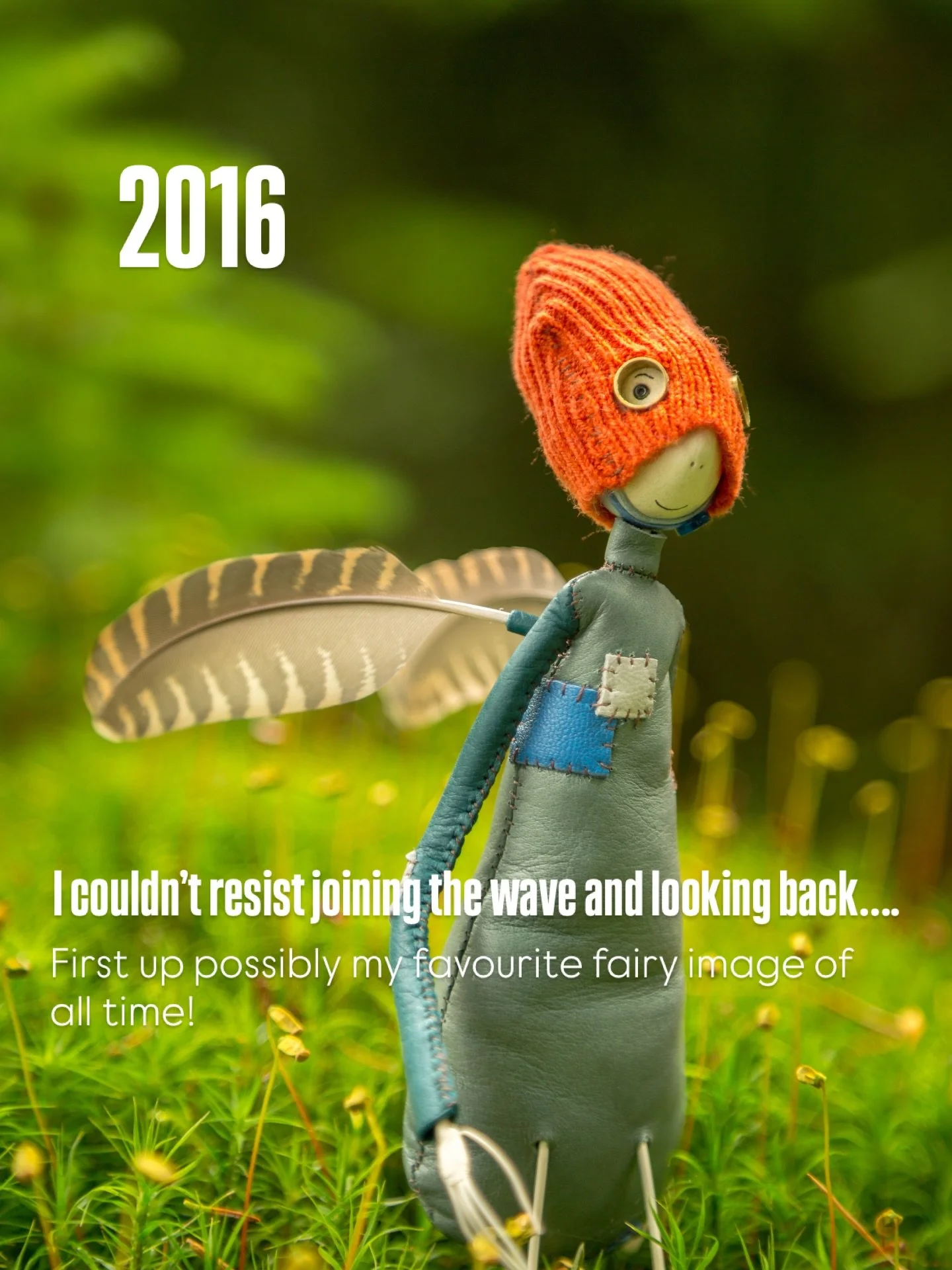 2016 &mdash; I couldn&rsquo;t resist joining the wave and looking back on one of my favourite years ❤️

🧚&zwj;♀️ A fairy spotted in the Peak District.
This image, captured by @ladoza.uk has always felt truly epic.

🎨 Me in my city-centre studio at 