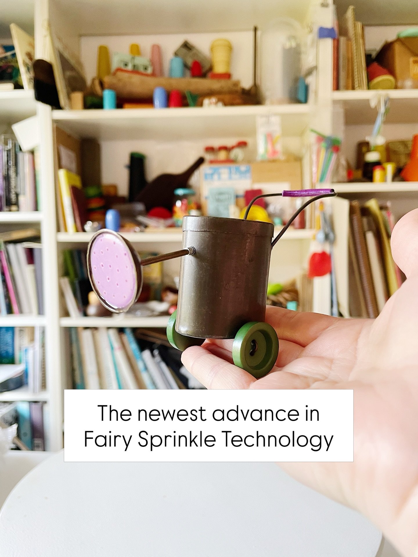 ✨ Inventions for Fairies ✨
This vintage tin (last image) has been converted into a fairy gadget over the last few days. 
I am currently pairing it with its operative ready for a customer who purchased one of my commission slots earlier this year. 

I