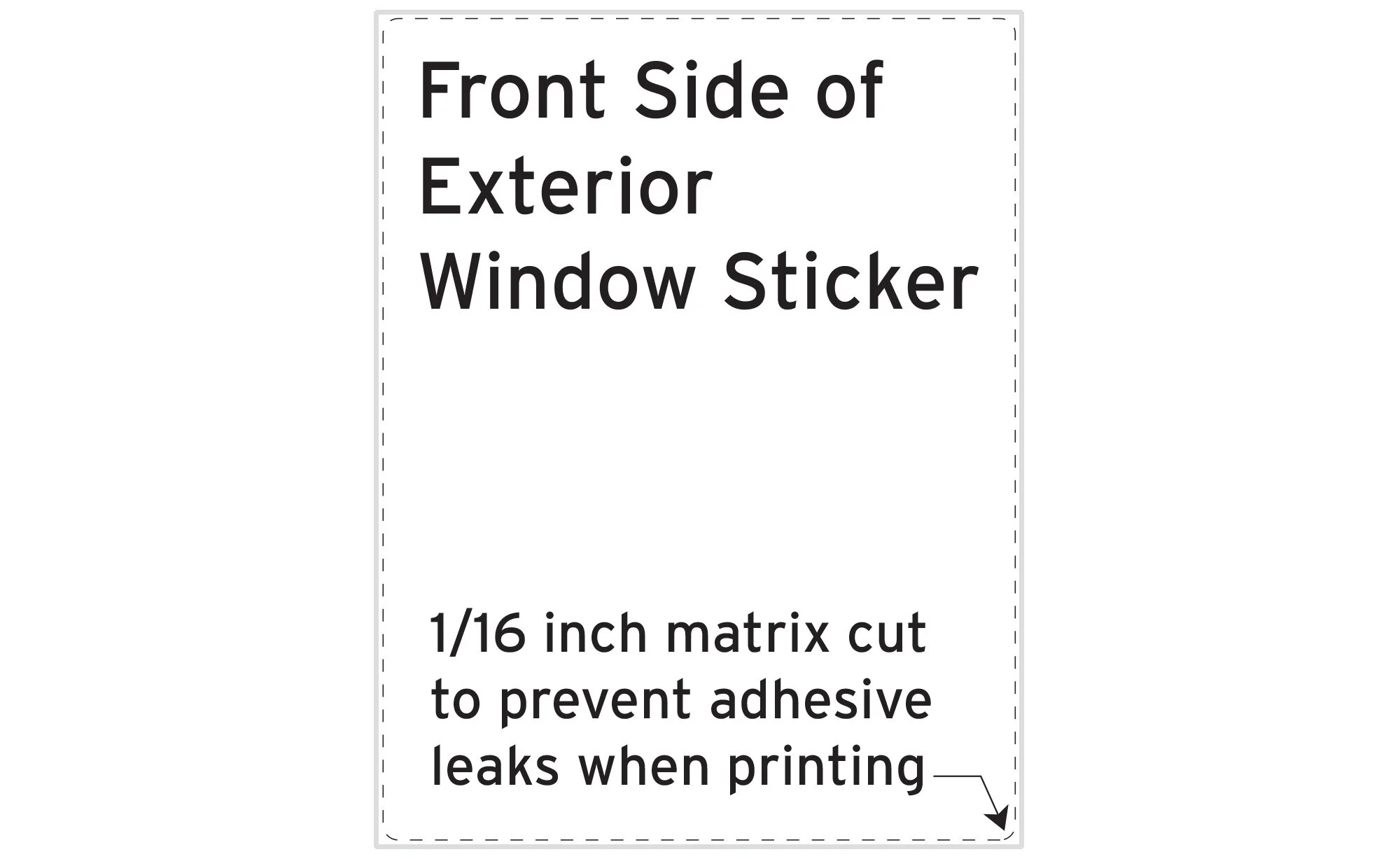 Automotive Window Stickers