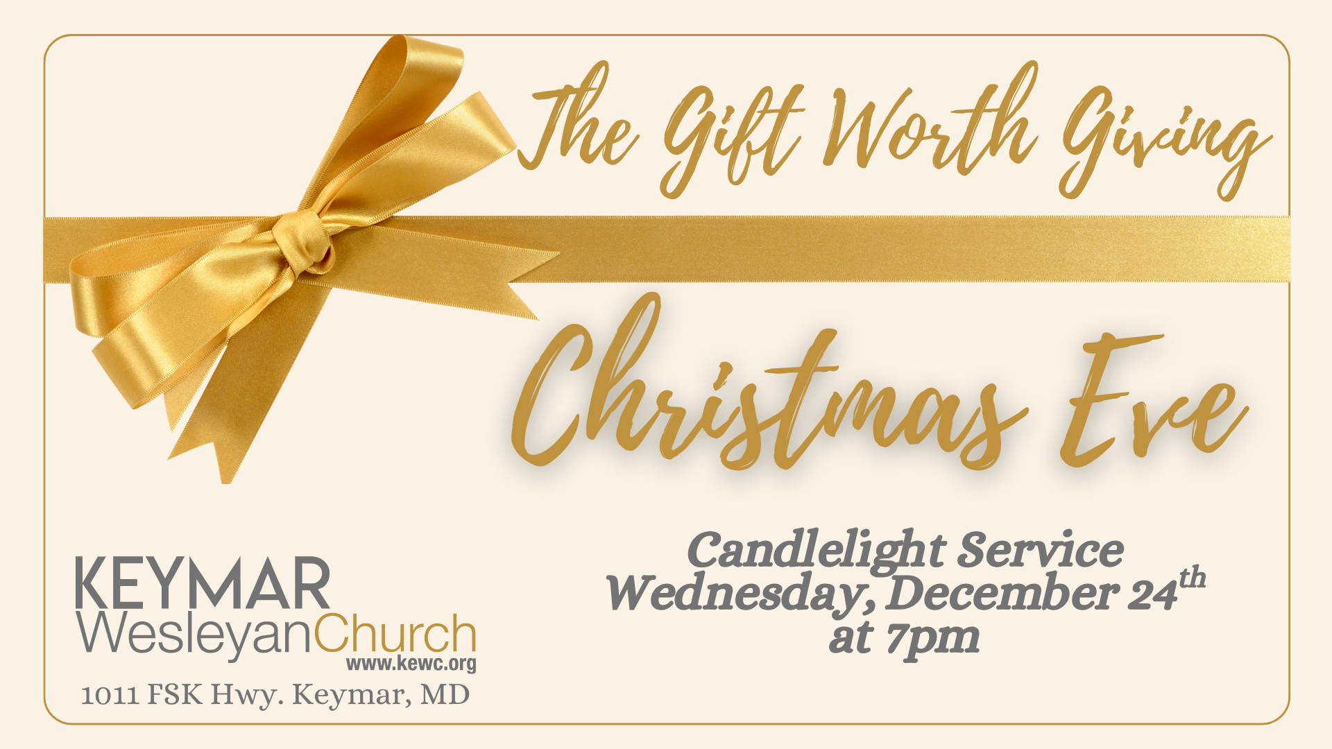 Christmas Eve Candlelight Service