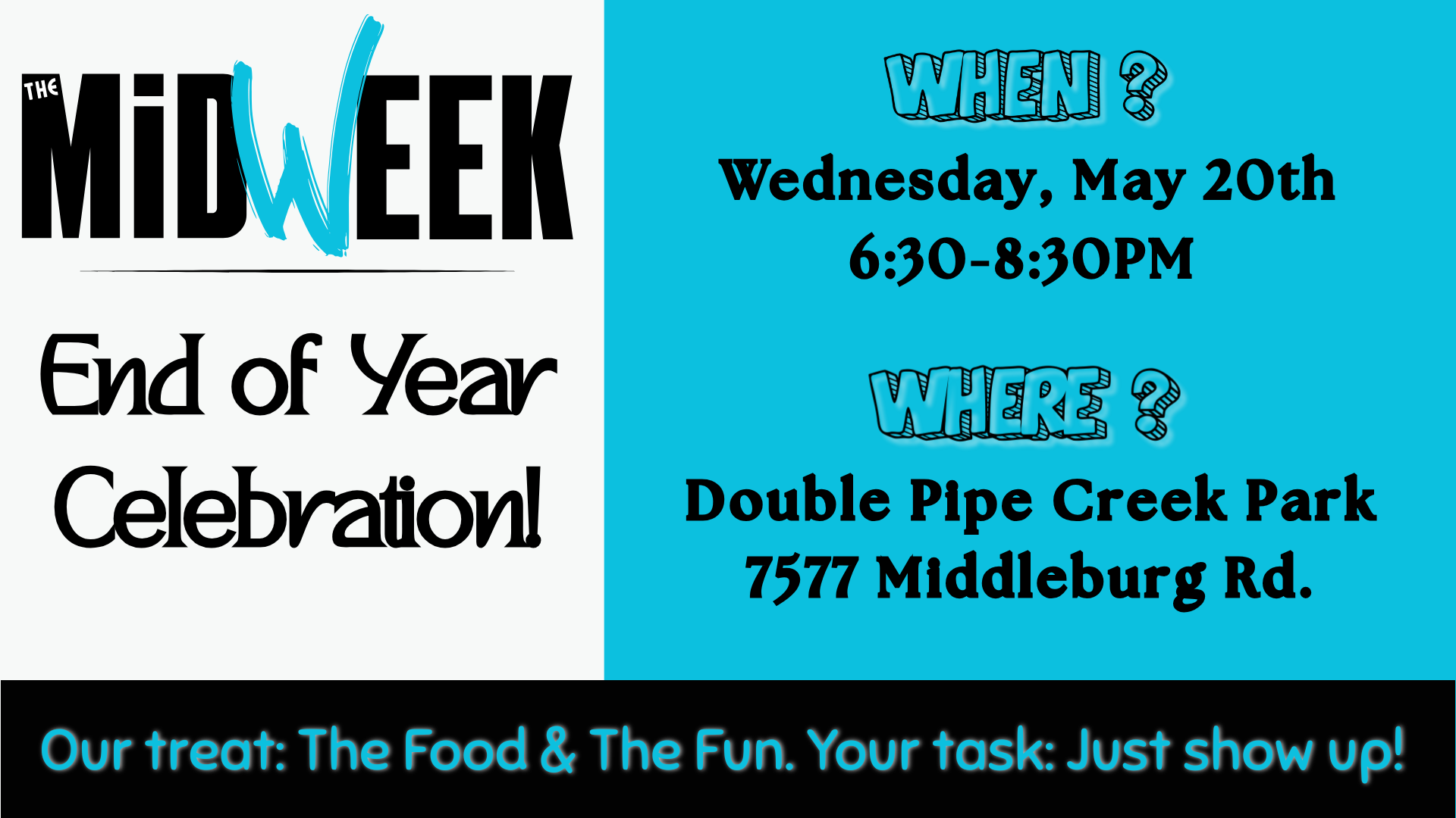 The Midweek End of Year Picnic!