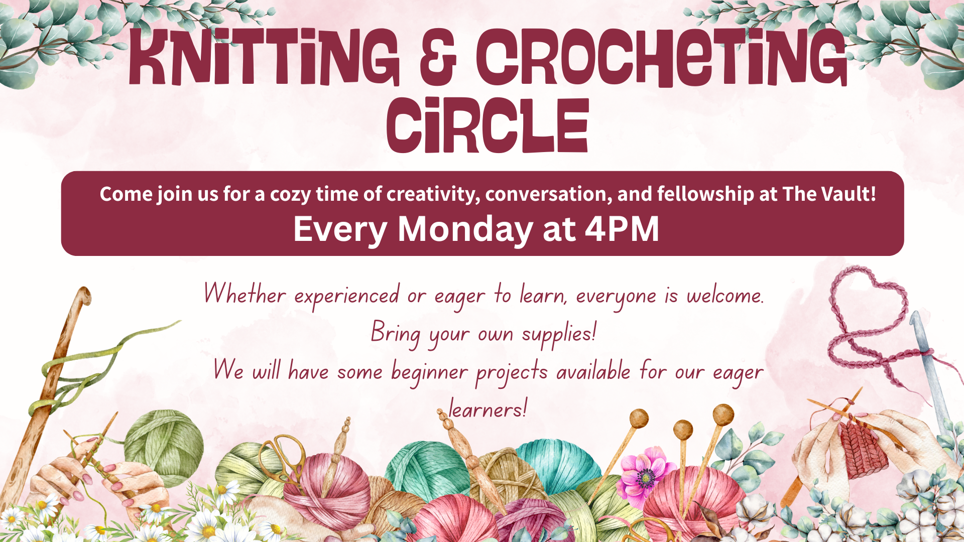 Knitting & Crocheting Circle