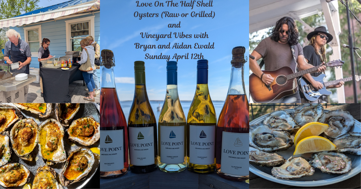Love on the half shell and Vineyard Vibes with Chesapeake Sons