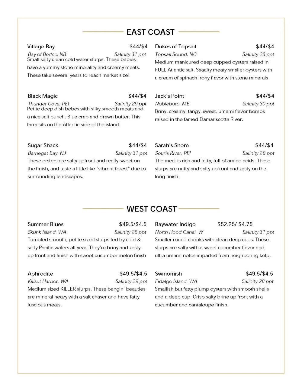 Food Sidecar Patio & Oyster Bar New Orleans, LA