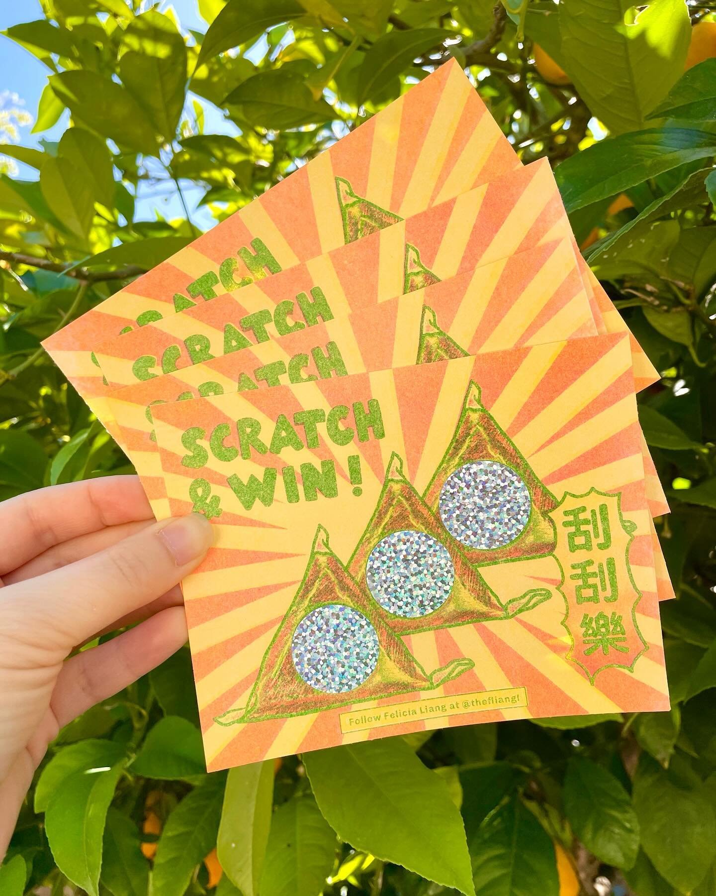 Dropping these onigiri lottery scratch cards today at @tafestival! Spend $40 and get a chance to win more art, including the Taiwan Mega Print Package, which includes all my Taiwanese prints!

These scratch cards are massive in Taiwan, especially aro