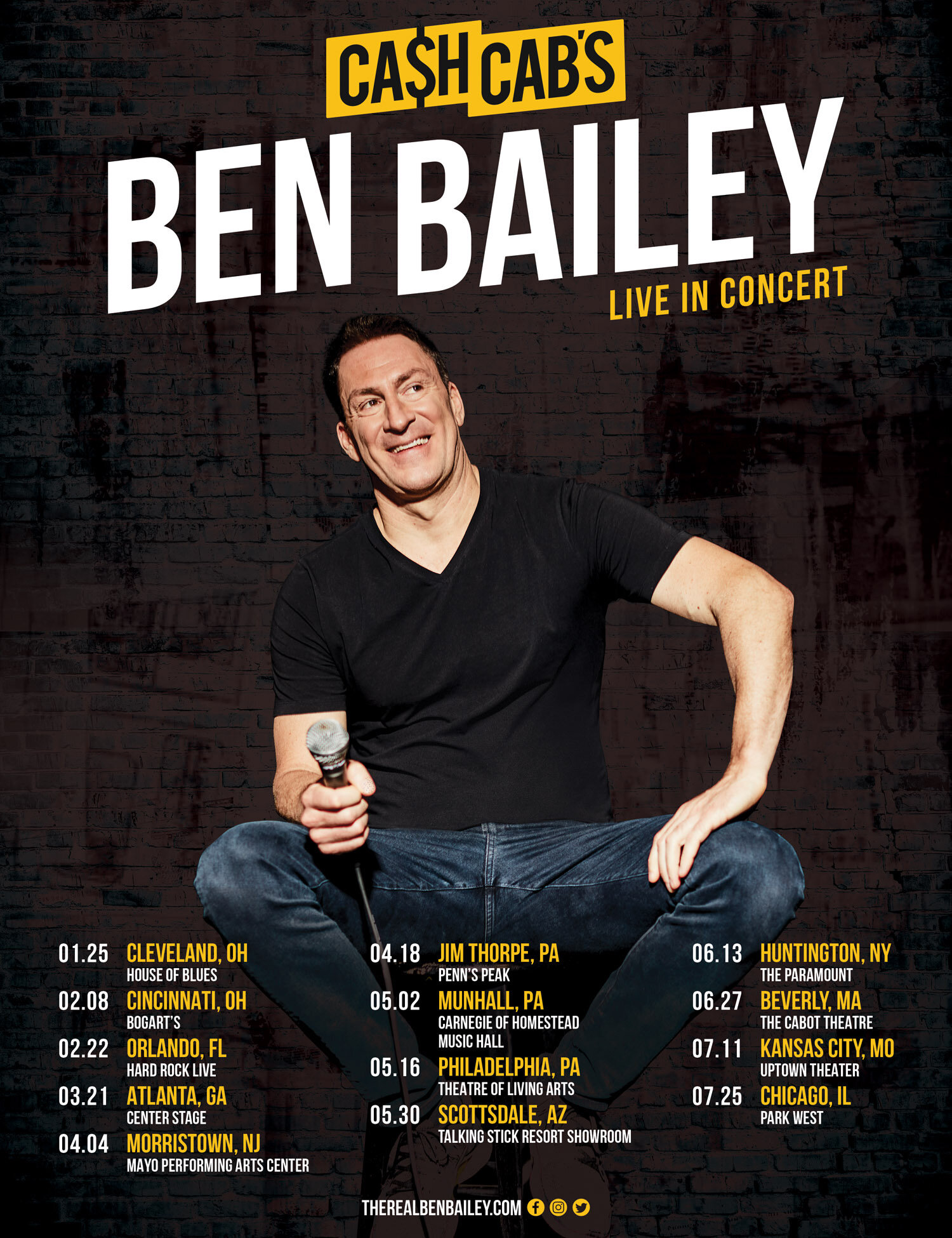 ben bailey tour dates