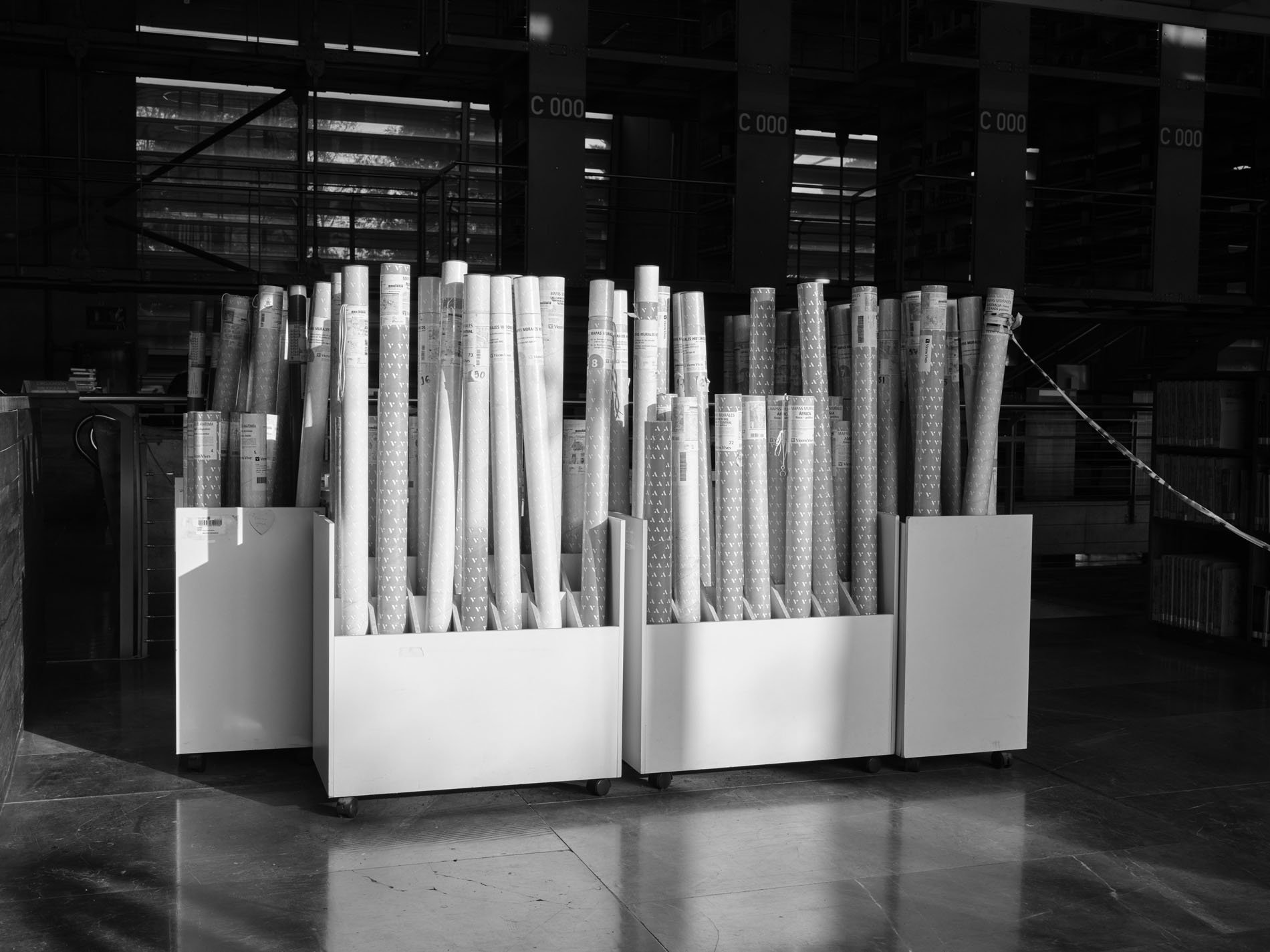 Maps, Biblioteca Vasconcelos, Mexico City, Mexico - 2025
